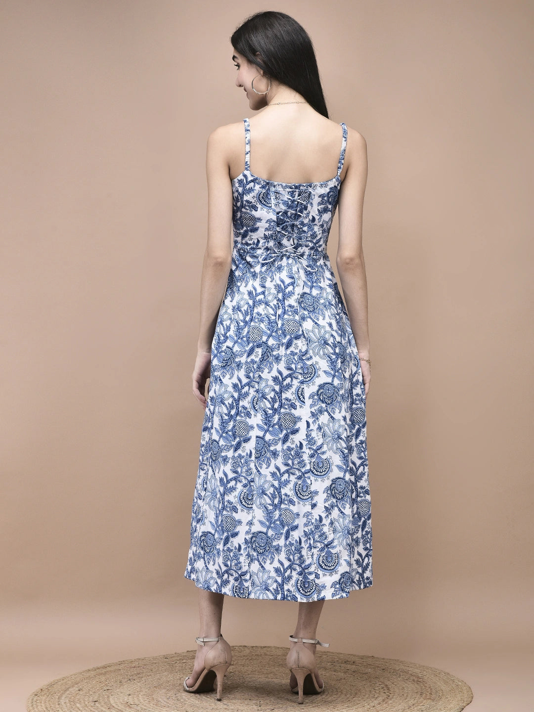 Lavender Blue Bustier Dress