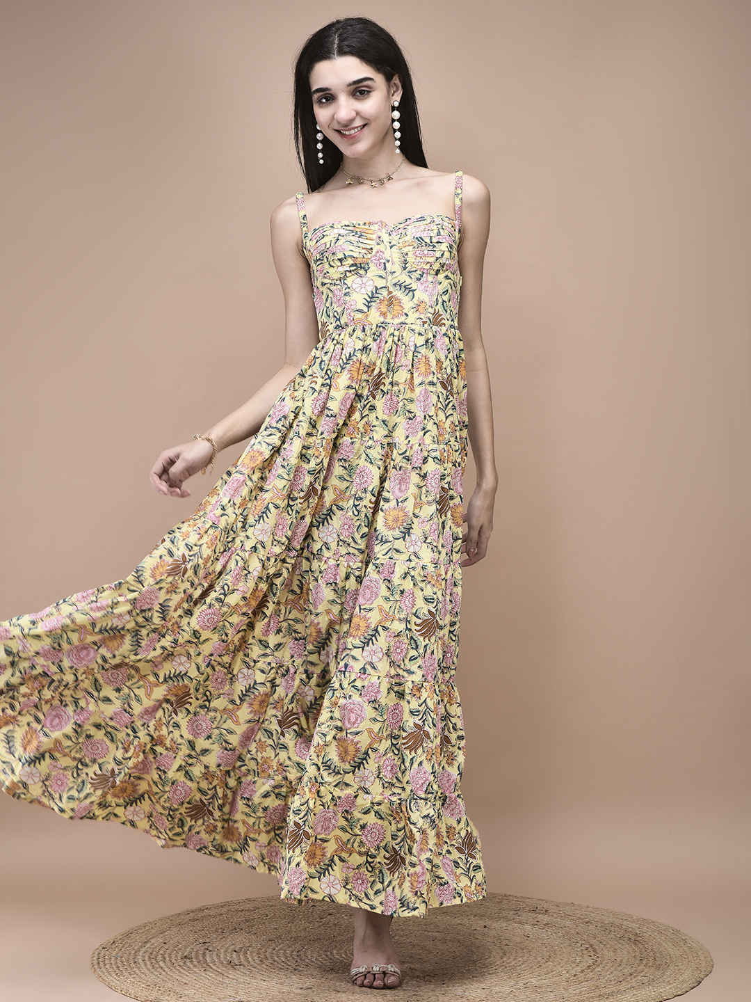 Lily Yellow Maxi Sundress