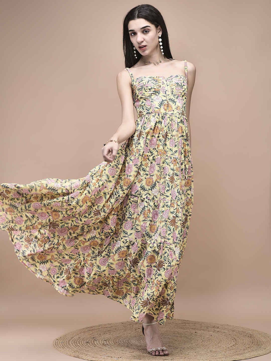 Lily Yellow Maxi Sundress
