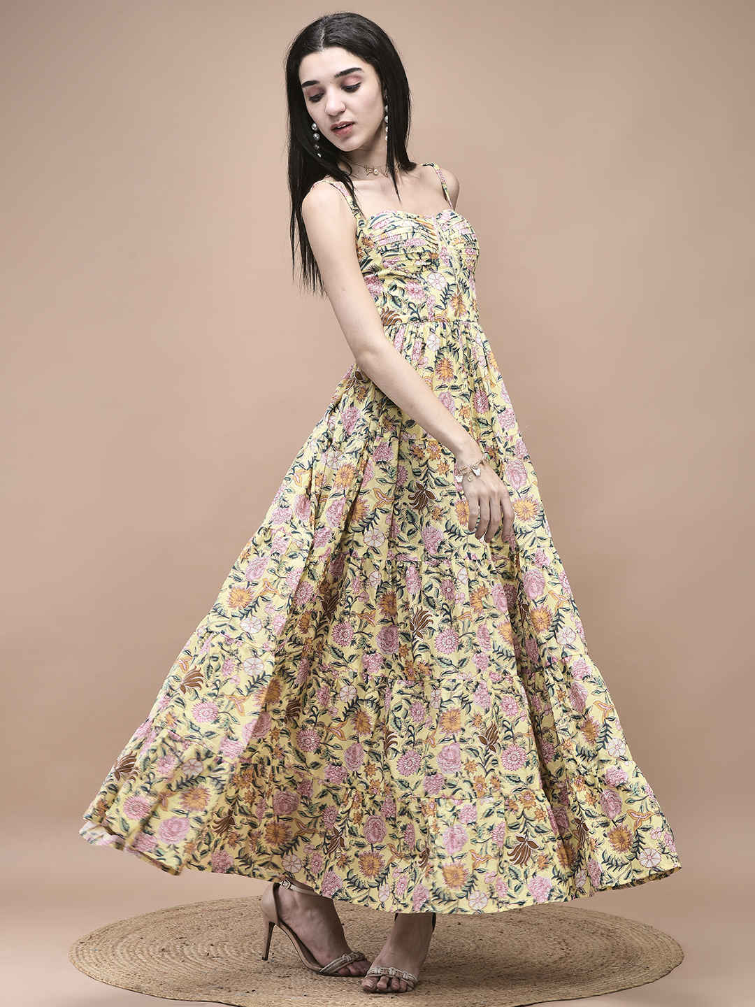 Lily Yellow Maxi Sundress