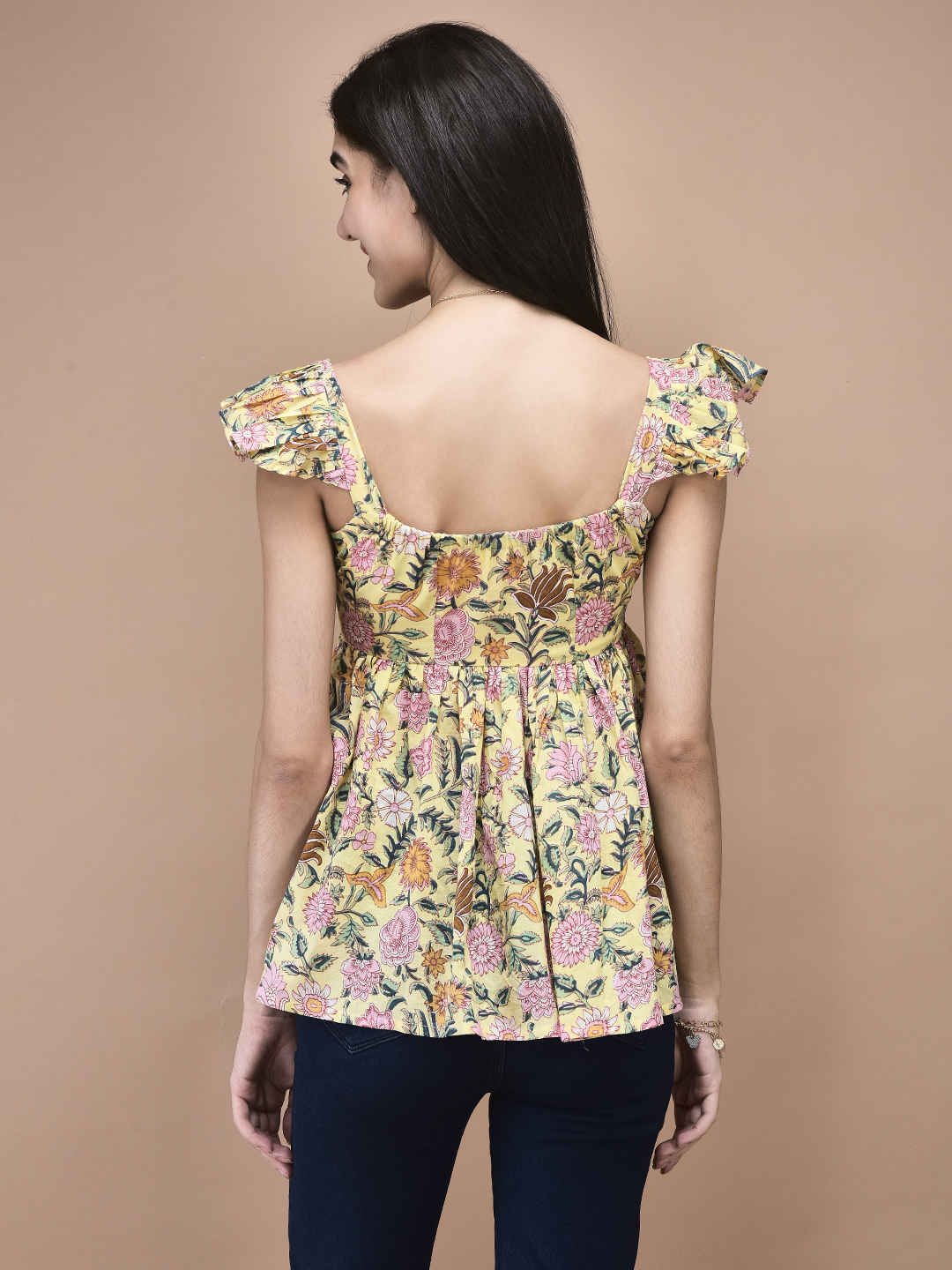 Hyacinth Peplum Top