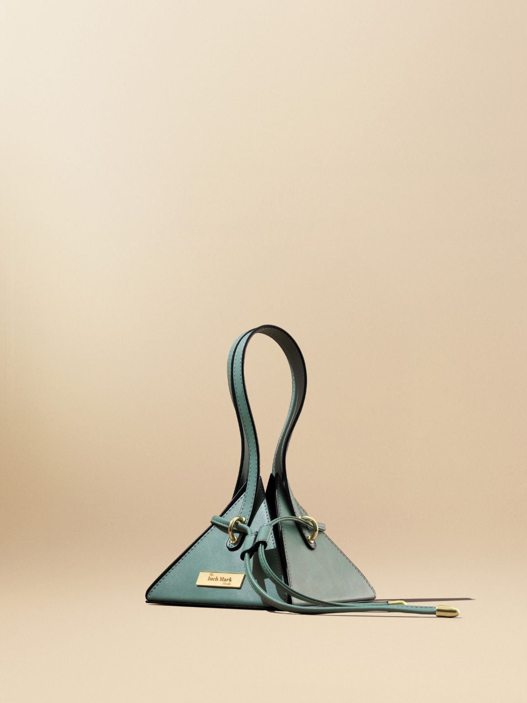 Poppy Sea Green Triangle Bag