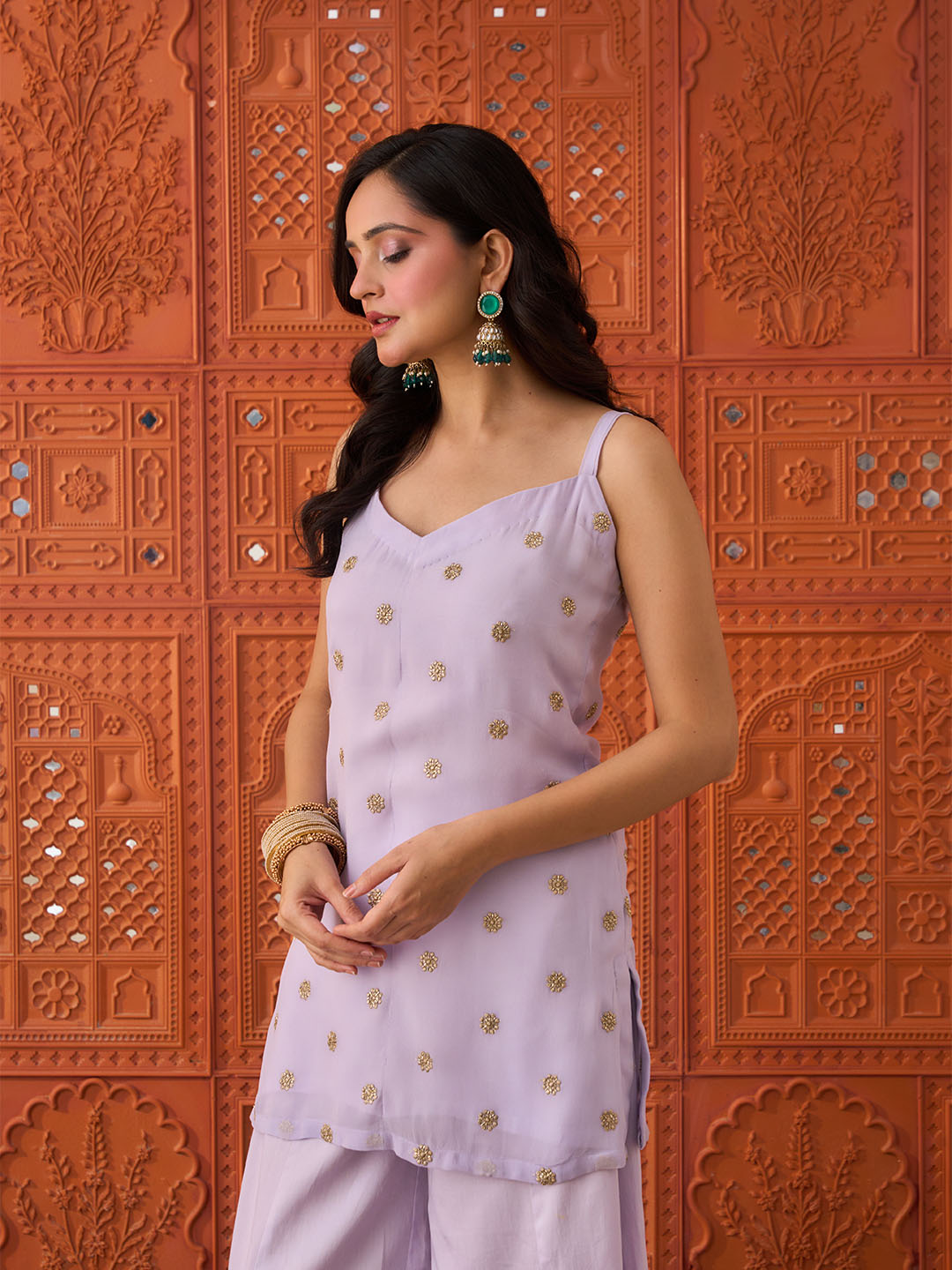 Mehak- Lavender, Festive Suit Set