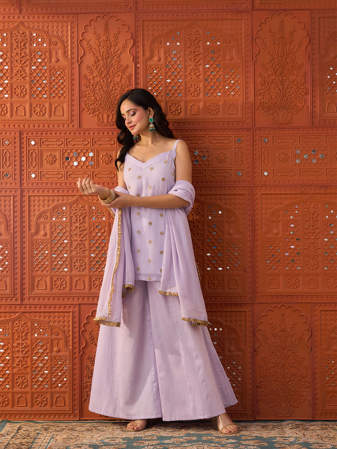 Mehak- Lavender, Festive Suit Set
