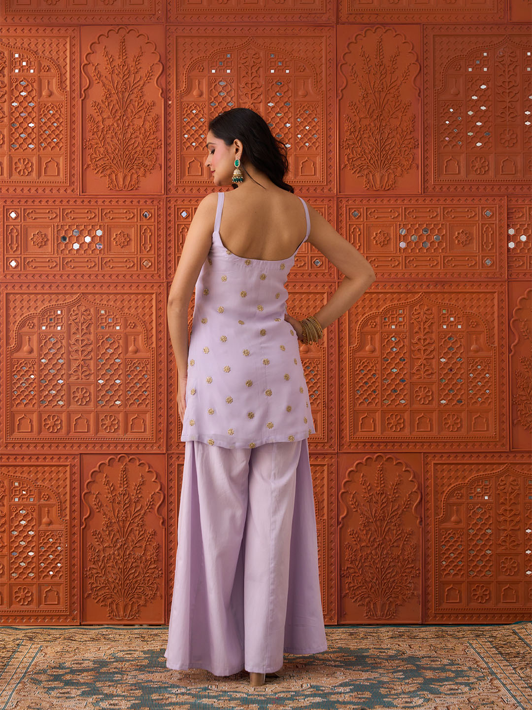 Mehak- Lavender, Festive Suit Set