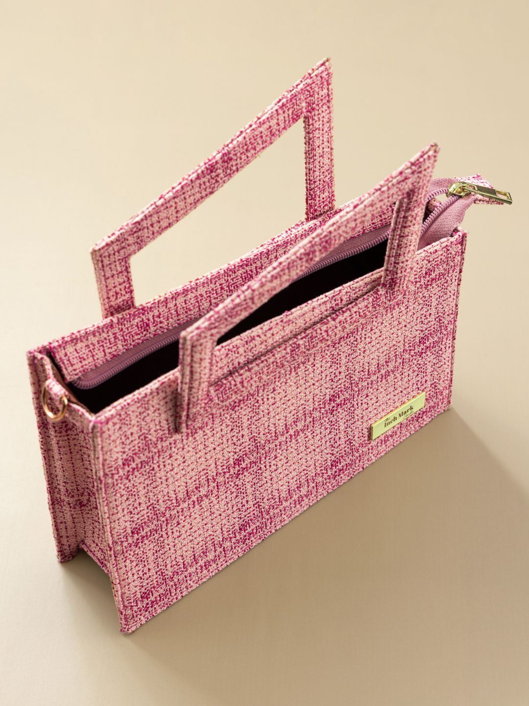 Perniaa Pink Canvas Sling Bag
