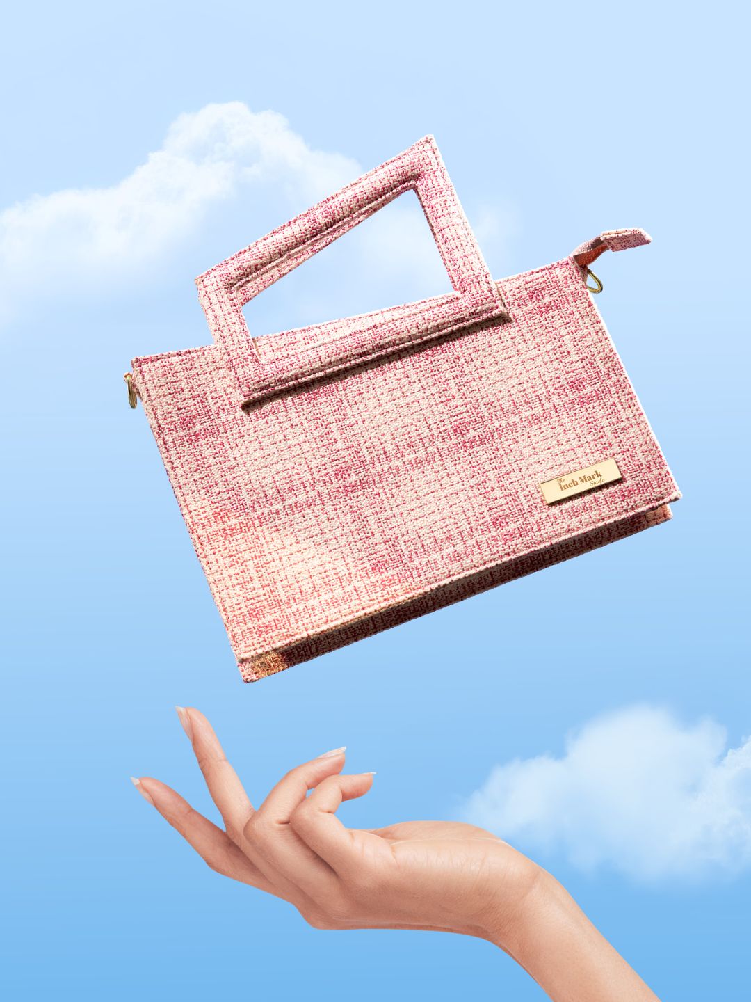 Perniaa Pink Canvas Sling Bag