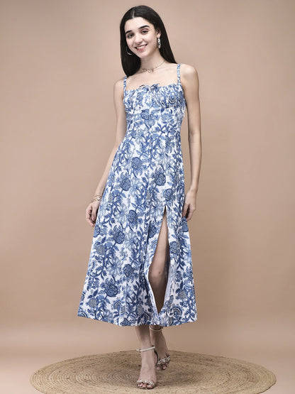 Lavender Blue Bustier Dress