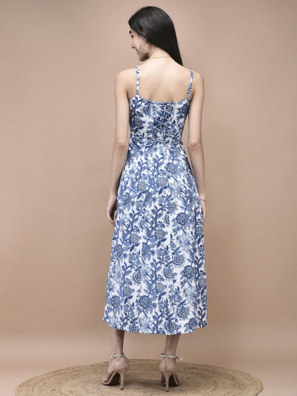 Lavender Blue Bustier Dress