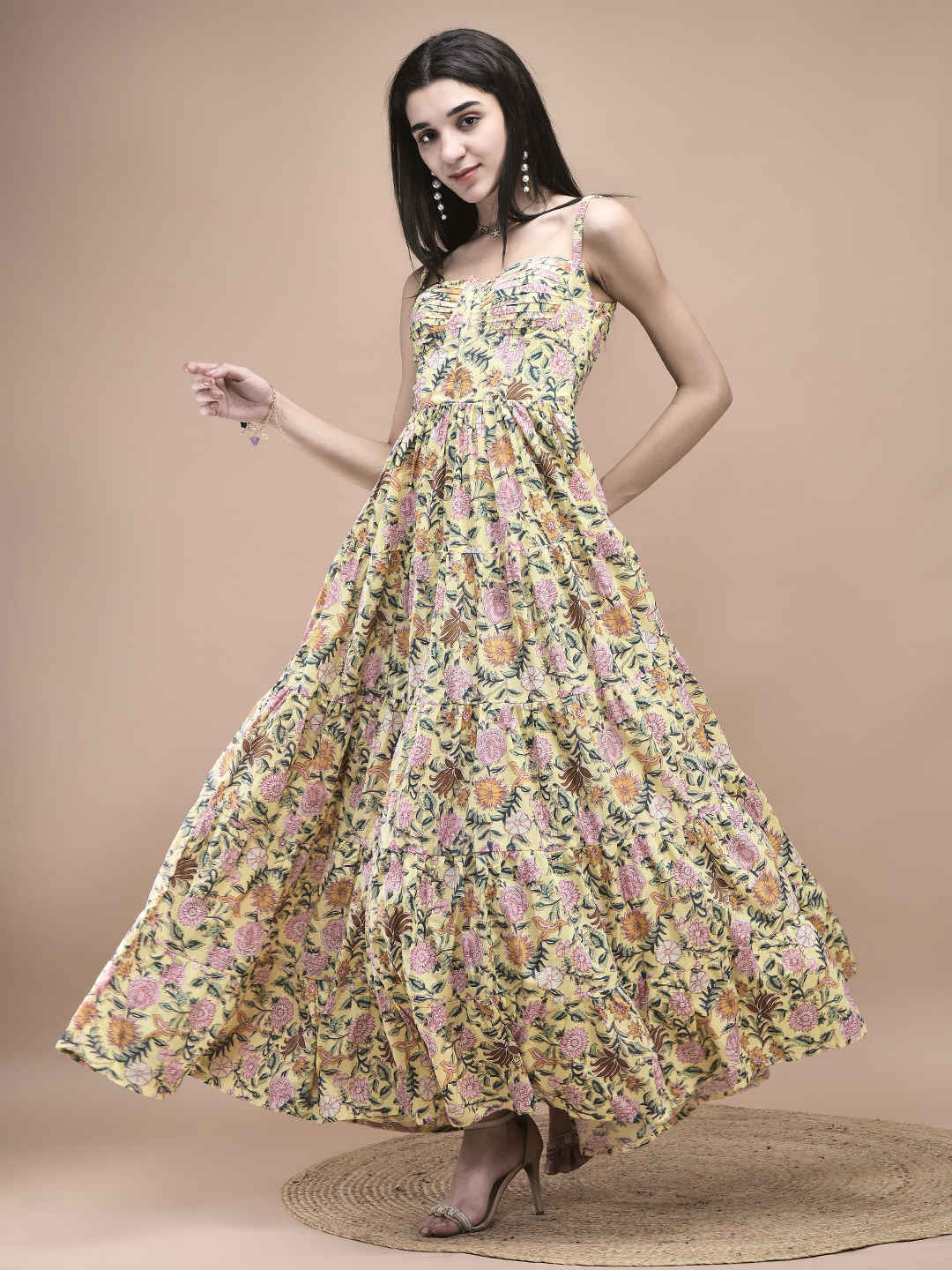 Lily Yellow Maxi Sundress