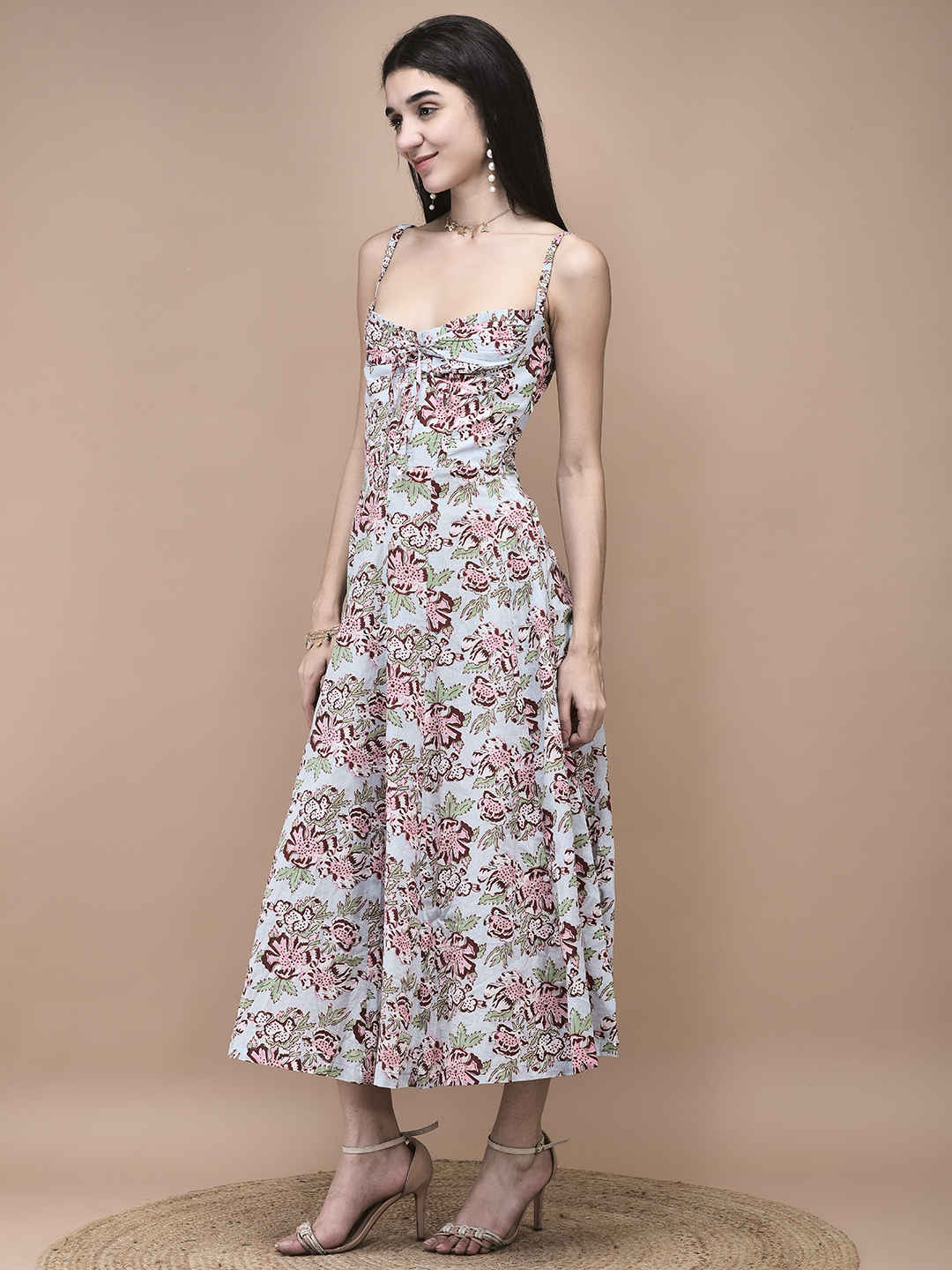 Daffodil Blue Midi Dress