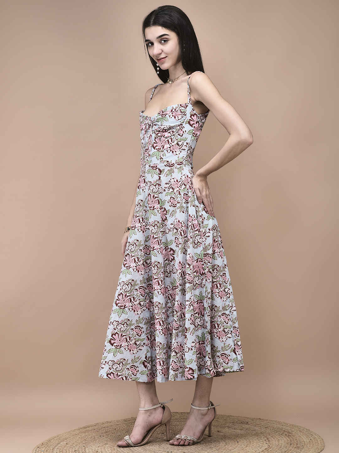 Daffodil Blue Midi Dress