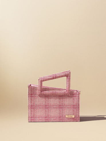 Perniaa Pink Canvas Sling Bag
