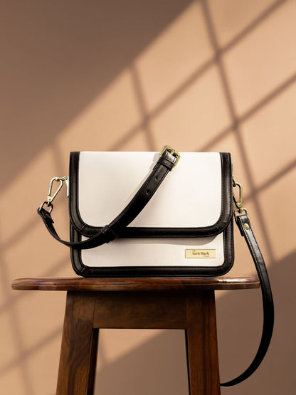 Muse Black & White Sling Bag