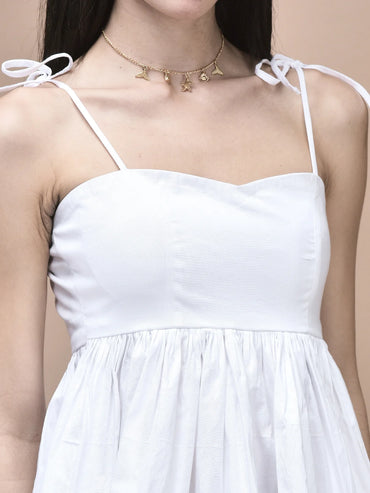 Harper Tie-Strap Peplum Co-ord Set